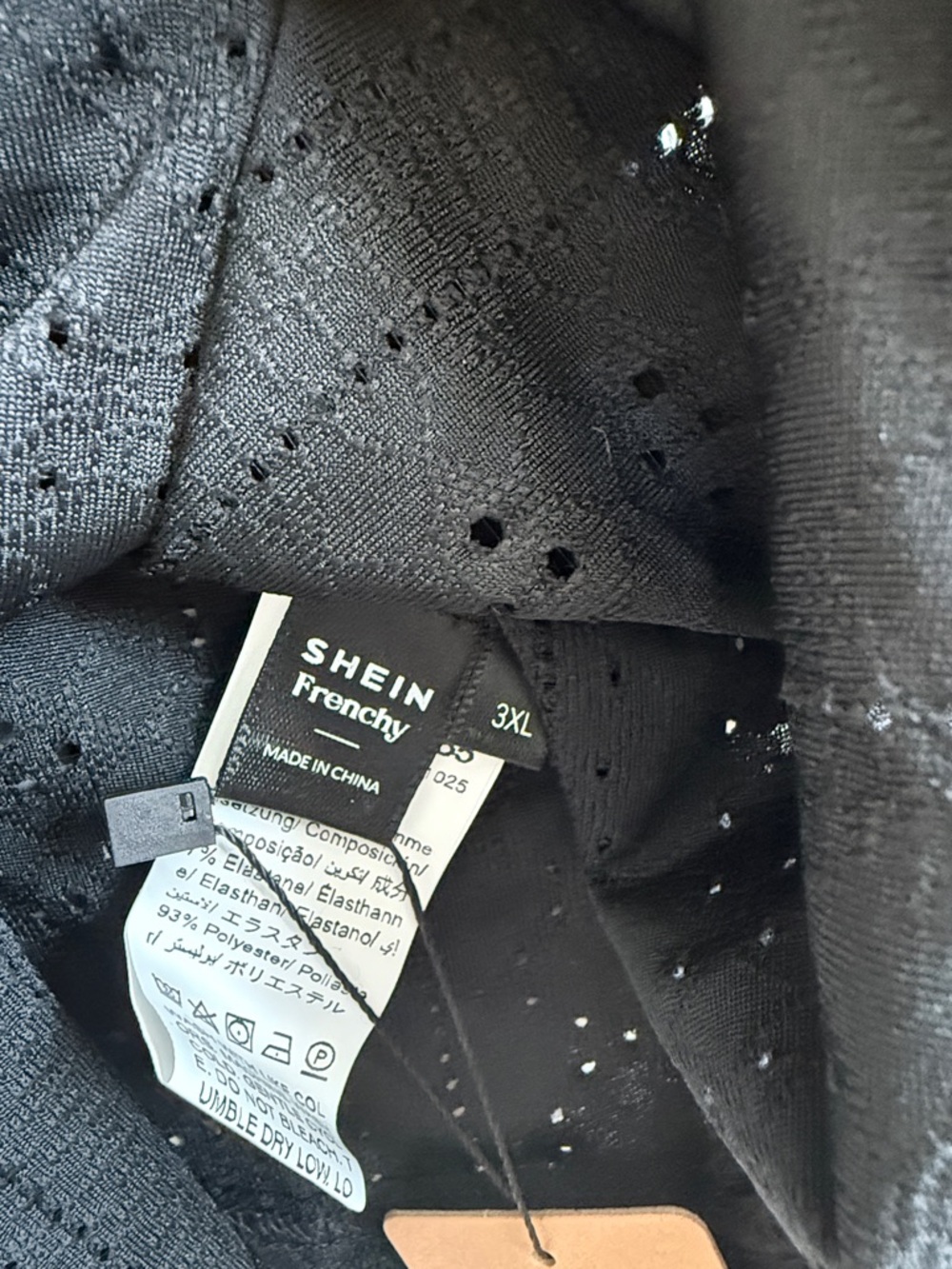 SHEIN Black Eyelet Lace Tank Top - Picture 6 of 6